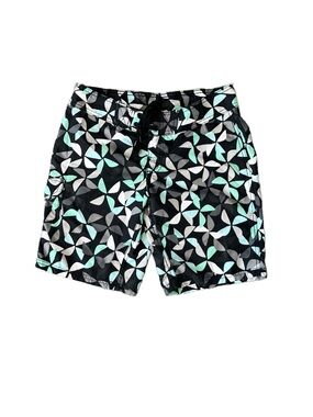 Kanu Surf Black & Mint Green Board Shorts Size 0